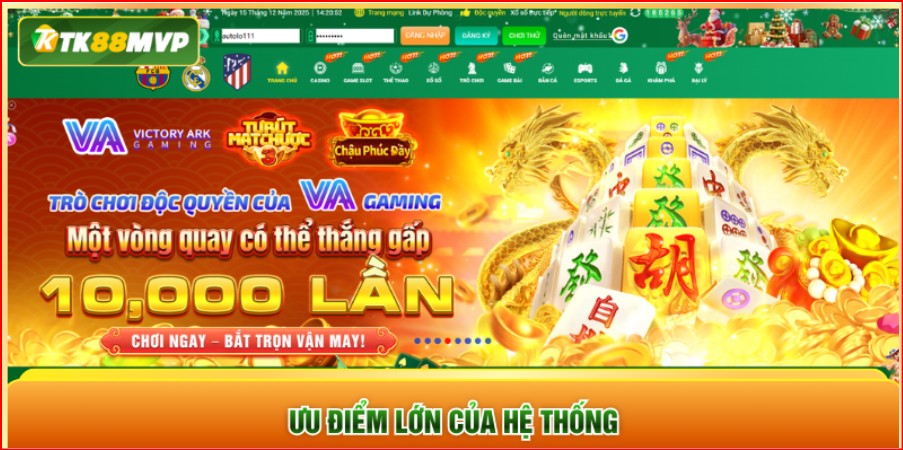 Ưu điểm lớn của hệ thống